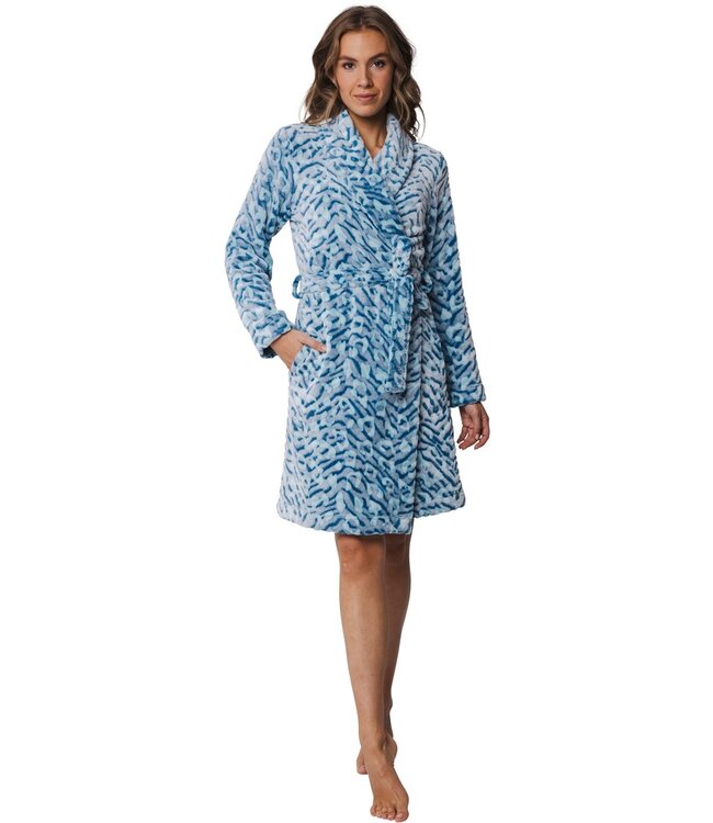 Rebelle ladies morning gown shawlcollar