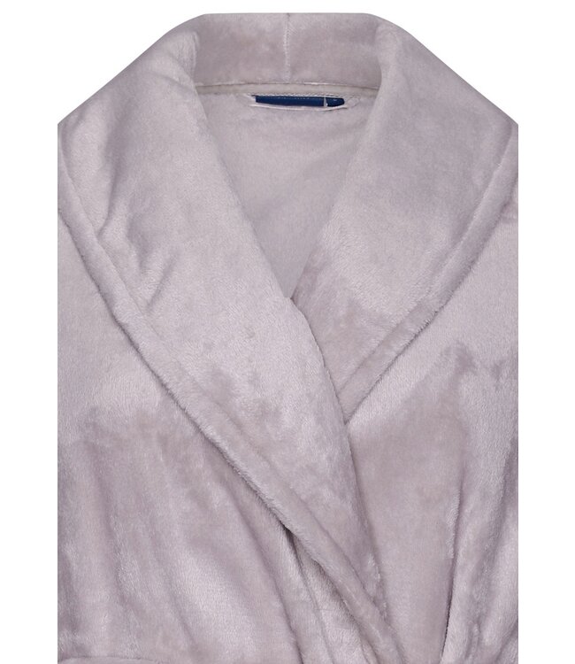 Pastunette warme, flanel-fleece overslag damesbadjas 'soft comfort'