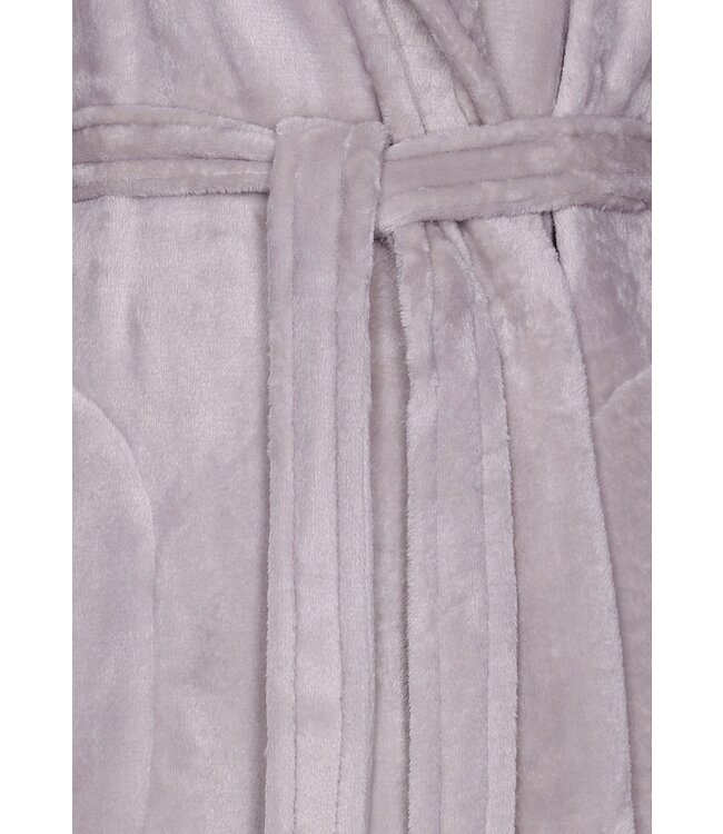 Pastunette warme, flanel-fleece overslag damesbadjas 'soft comfort'