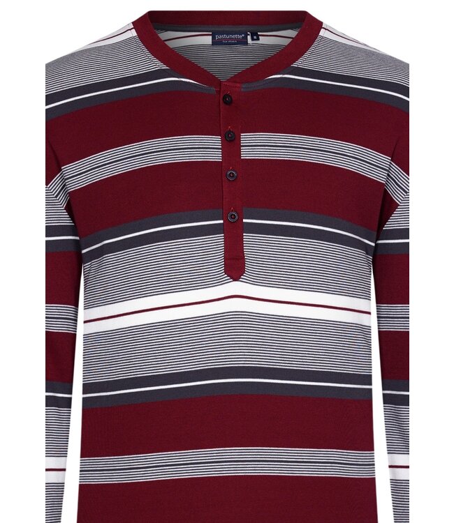 Pastunette for Men mens, long sleeves pyjama with buttons