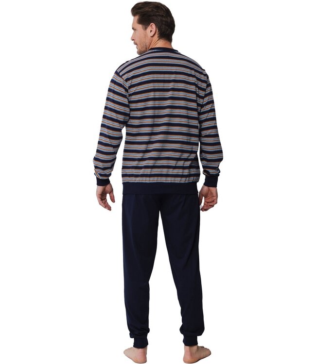 Robson heren pyjama met lange mouwen