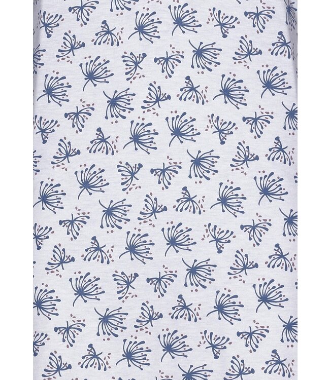 Pastunette katoenen damesnachthemd met lange mouwen en knoopjes 'wishy flower'