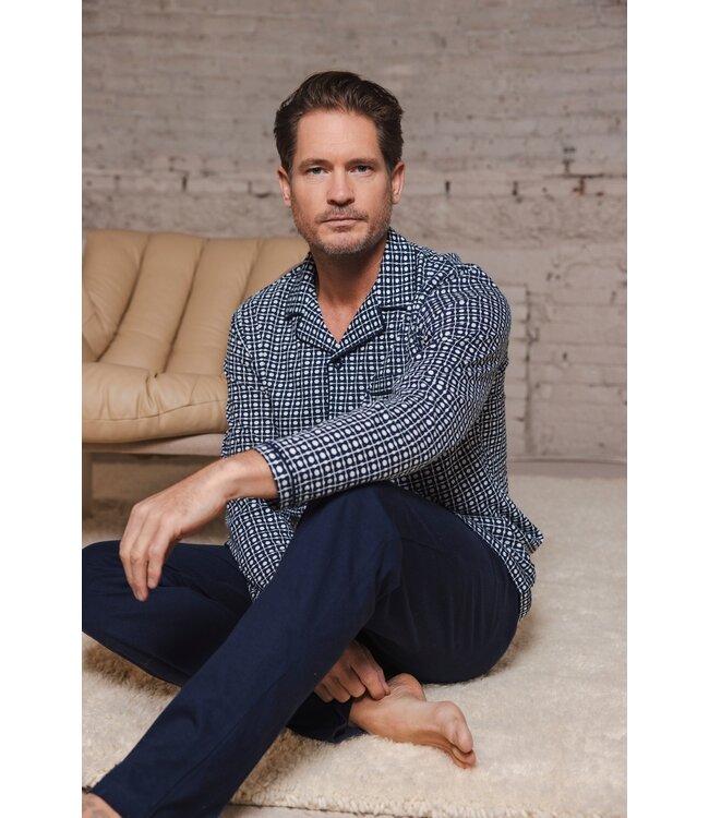 Pastunette for Men mens, full button pyjama