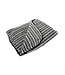 Pastunette Premium jacquard fleece warm lounge blanket 'monochrome zigzags'