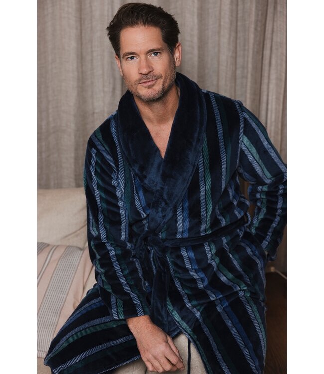 Pastunette for Men heren badjas met shawlkraag