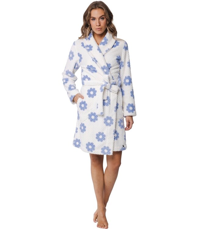 Rebelle dames badjas met shawlkraag