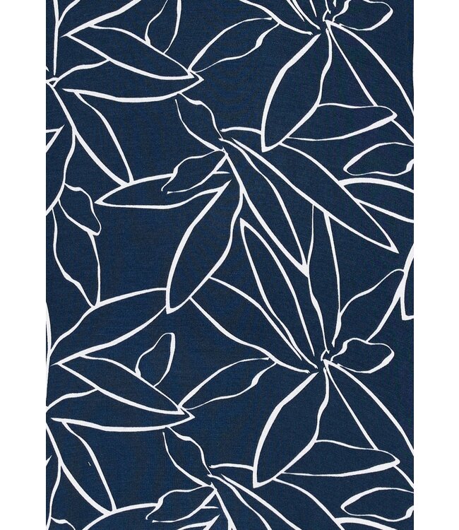 Pastunette Premium luxe lounge nachthemd van ecovero viscose 'ornamental flower'