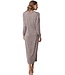 Pastunette extra long, ladies long sleeve home nightdress 'chic animal'