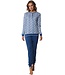 Pastunette blue  pyjama set  with buttons 'winter waterflower'