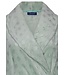 Pastunette soft flannel fleece green wrap-over morninggown 'dotty circles'