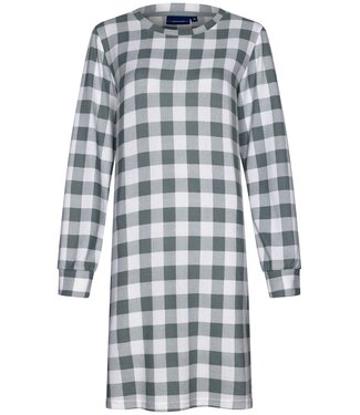 Pastunette Pastunette ladies fleece home nightdress 'checkered blocks'