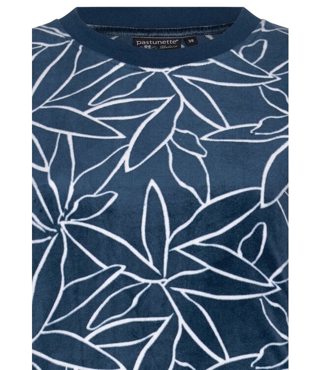 Pastunette Premium  luxury  polar fleece home lounge dress 'ornamental flower'