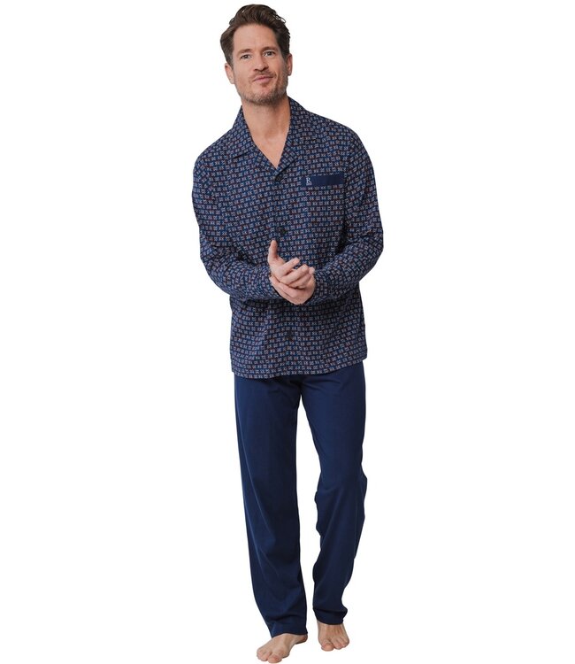 Robson mens, full button pyjama