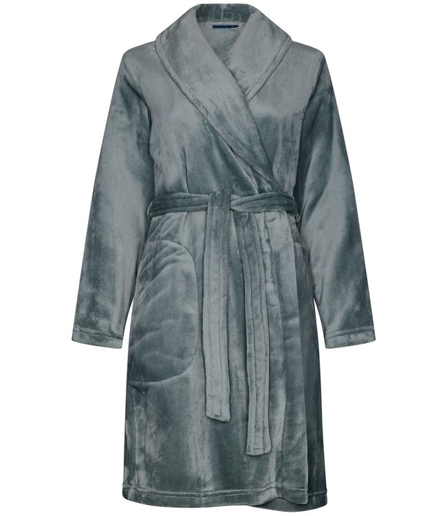 Pastunette warm flannel fleece wrap-over dressinggown 'soft comfort'