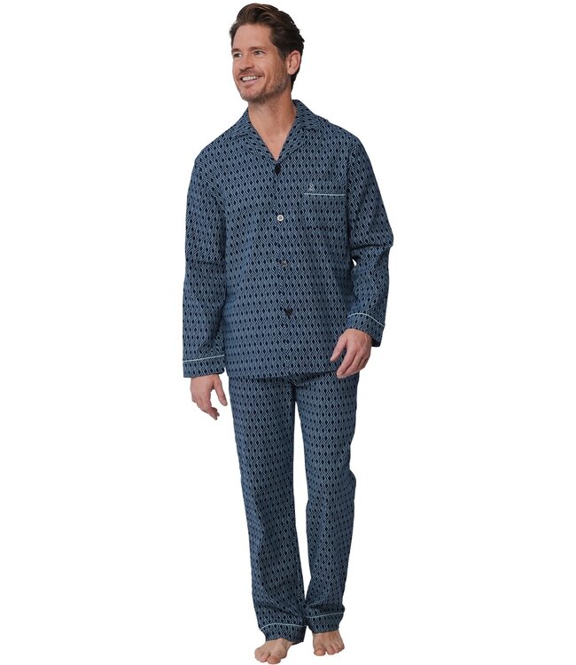 Robson mens, full button pyjama