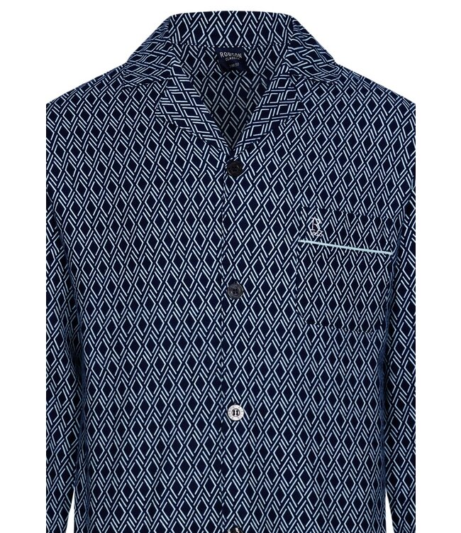Robson mens, full button pyjama