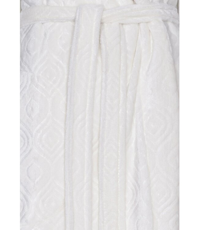 Pastunette Premium luxe zachte flanel-fleece overslag badjas'ornamental soft'