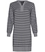 Pastunette Premium ladies luxury long sleeve nightdress 'monochrome diamonds & stripes'