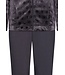 Pastunette grijs, warm, flanel-fleece lounge-huispak 'dotty circles'