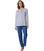 Pastunette ladies full button cotton pyjama set 'winter watercolour'