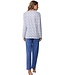 Pastunette ladies full button cotton pyjama set 'winter watercolour'