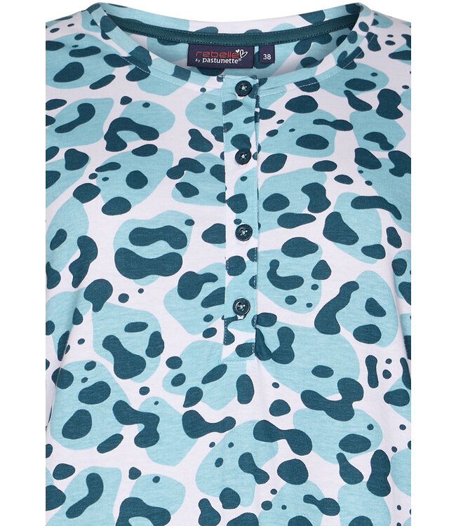 organic cotton summer nightdress with buttons 'hidden chic flower'