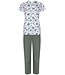 organic cotton short sleeve pyjama set 'hidden flowers'