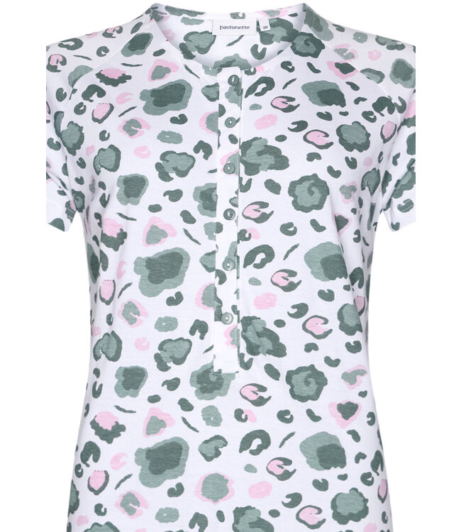 organic cotton short sleeve pyjama set 'hidden flowers'