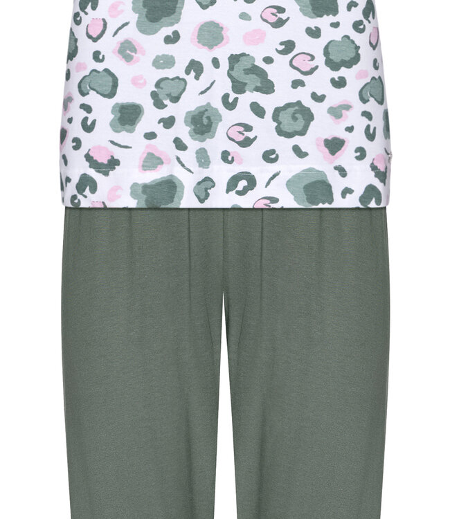 organic cotton short sleeve pyjama set 'hidden flowers'