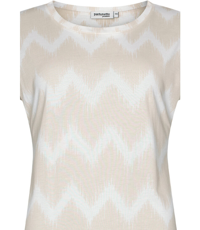 luxe dames pyjama met korte mouwen 'soft waves'