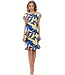 capped sleeve beach dress with adjustable ties 'wild chic'