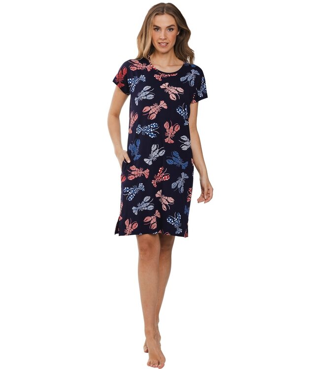 Nachthemd biokatoen korte mouw 'so catchy'