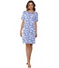 bamboe-mix dames nachthemd met korte mouwen 'mega bold floral'
