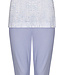 Katoen-modal dames pyjama met korte mouwen en knoopjes 'soft squares'