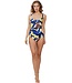 powernet, soft cup swimming costume 'wild chic'