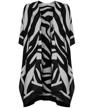 Pastunette Beach one size cover up 'monochrome animal'