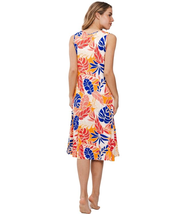 sleeveless 'v' neck beach dress 'beach twist'