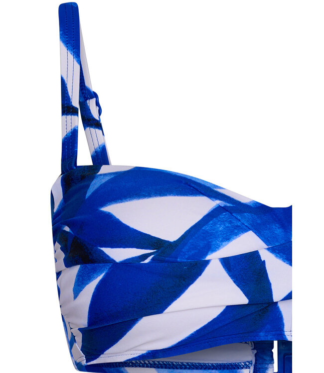 soft cup bandeau bikini 'paradise leaves'