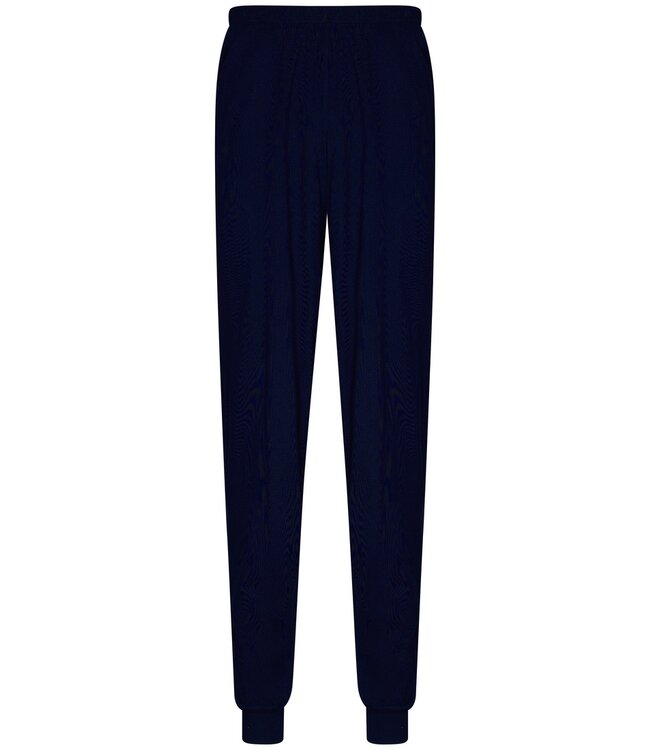 katoenen herenpyjama met knoopjes 'horizontal stripes'