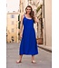 lange spaghetti strandjurk 'paradise blue'