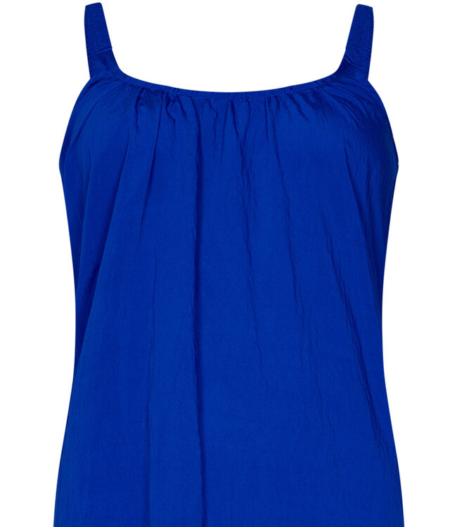 lange spaghetti strandjurk 'paradise blue'