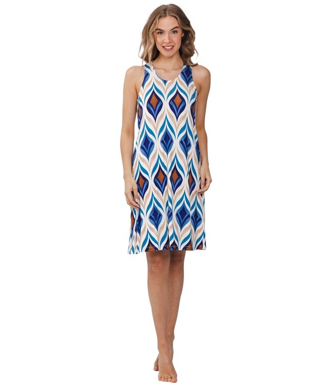 sleeveless beachdress 'sea blue jewels'