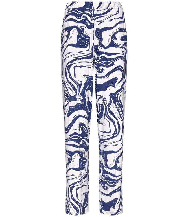 ladies luxury full button pyjama 'watercolour art'