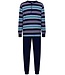 men's cotton pyjama with buttons 'stripey blue'