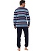 men's cotton pyjama with buttons 'stripey blue'