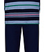men's cotton pyjama with buttons 'stripey blue'