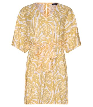 Rebelle woven viscose beach dress 'pineapple paradise'
