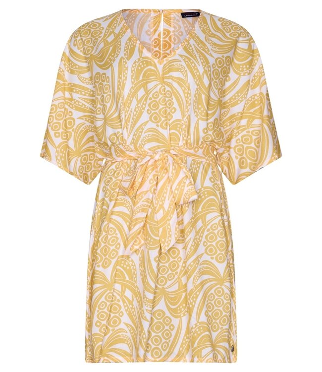woven viscose beach dress 'pineapple paradise'
