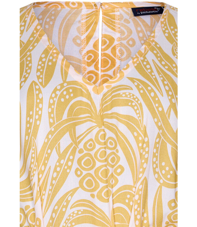 woven viscose beach dress 'pineapple paradise'
