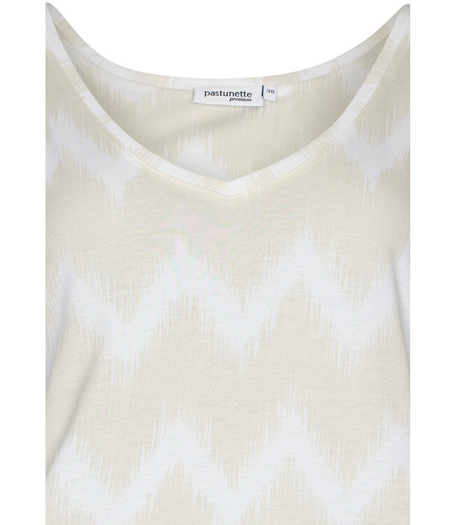 mouwloos, luxe dames nachthemd 'soft waves'